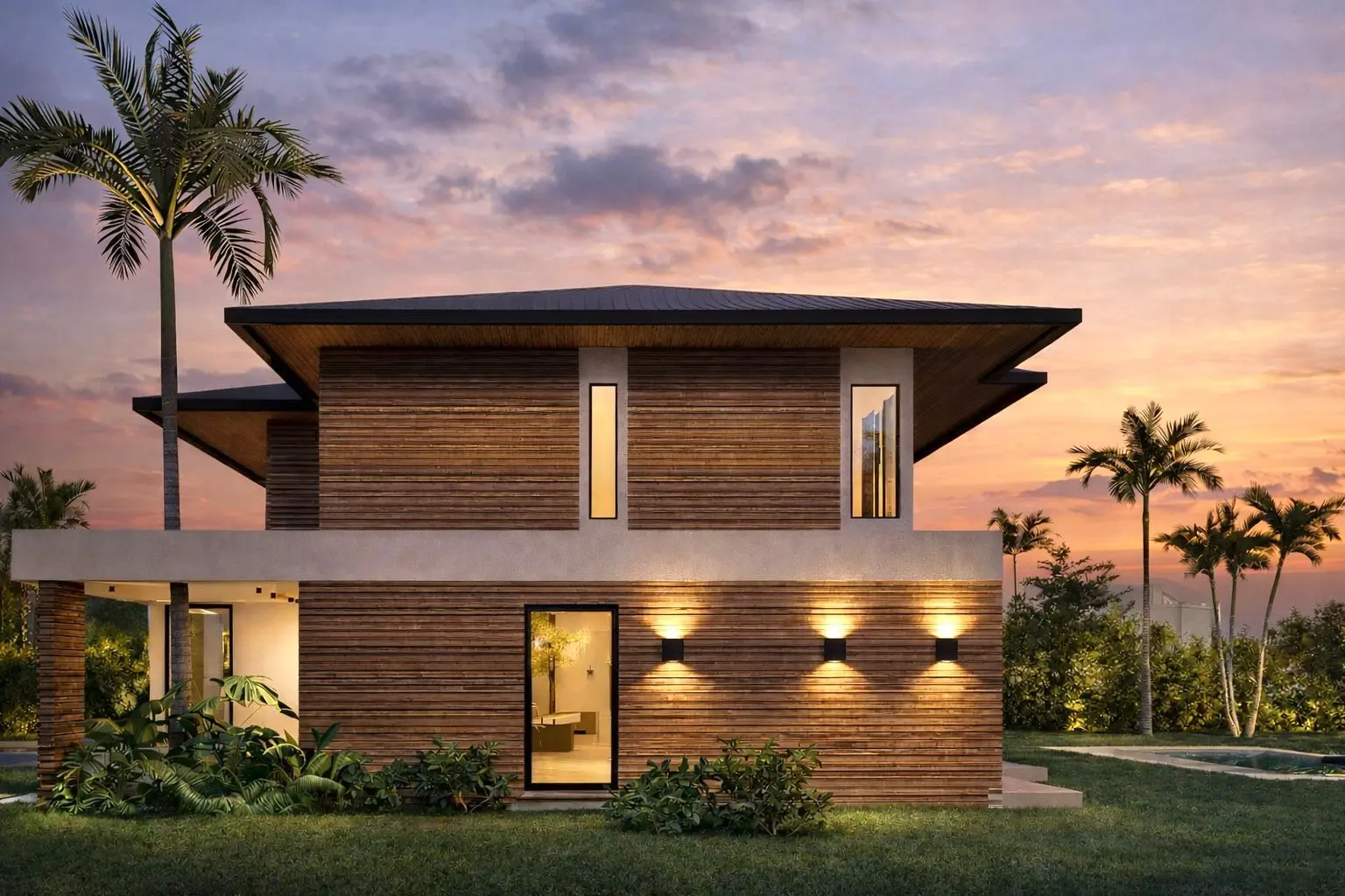 Good Airs Realty — material and detail study of the exterior