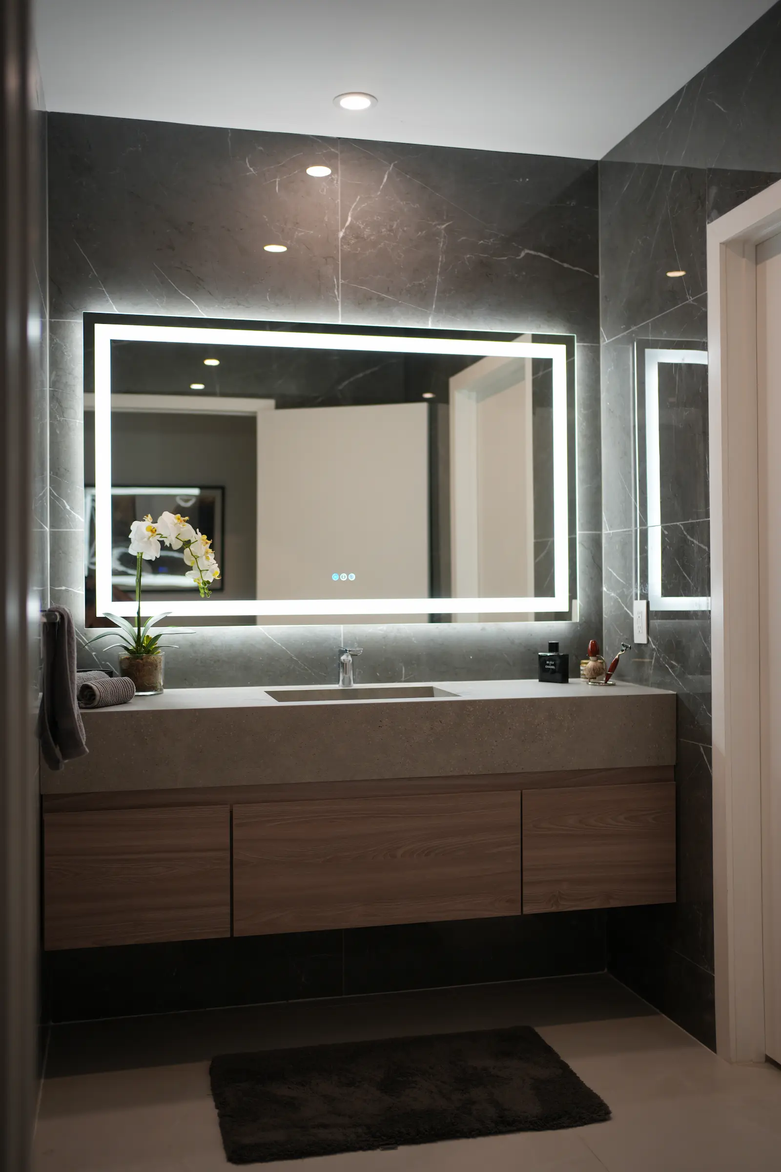 Jade at Brickell Bay Unit 4601 — detail of the finished penthouse