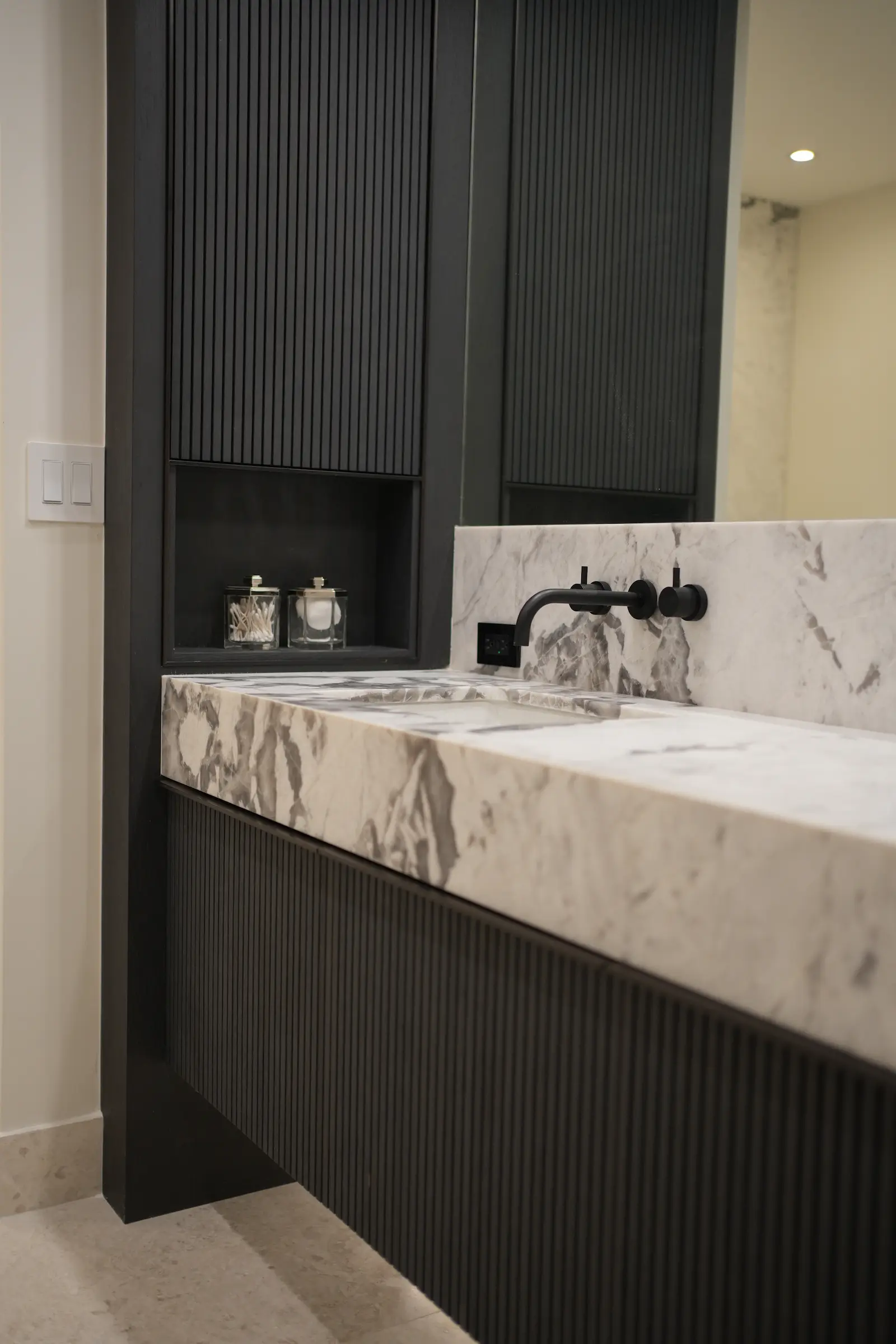 Majestic Tower Unit 909 — spa-style master bathroom in Bal Harbour